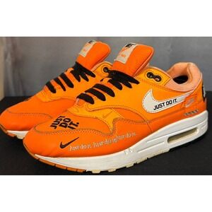 Nike Air Max 1 Just Do It Total Orange Mens Shoes 917691-800 US 8
